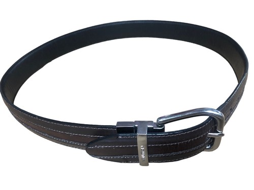 1" Kids Leather Nautica Belt Solid Unisex Golf School Uniform Reversible 27” - Picture 2 of 6