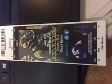 2016 IOWA HAWKEYES VS NORTHWESTERN WILDCATS COLLEGE FOOTBALL TICKET STUB 10/1