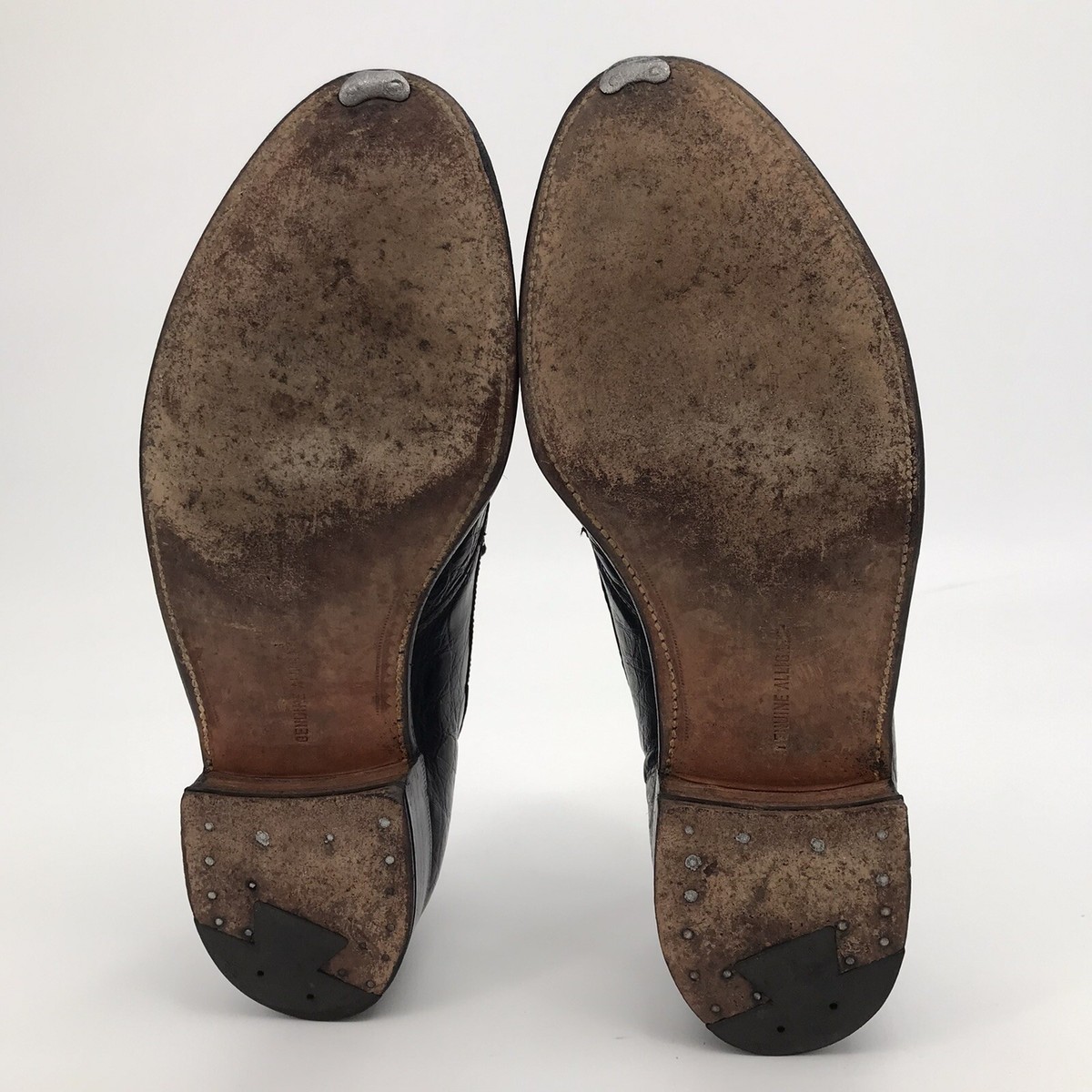 Vintage Genuine Alligator Leather Edwin Clapp Oxfords Dress 