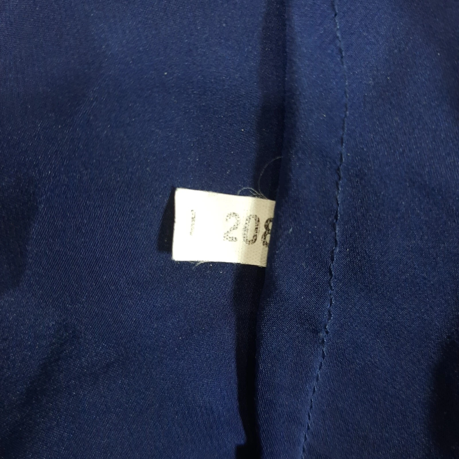 UNDERCOVER Abito da notte vintage Victorias Secret cravatta 100% seta blu seta piccolo Y2K