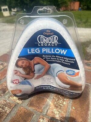 Contour Legacy Leg Pillow AS SEEN ON TV Washable Cover Soft Memory Foam NEW  NIP 