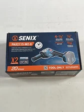 Senix PAX2115-M2-0 X2 20v Max 4.5 in Brushless Angle Grinder Tool Only NEW