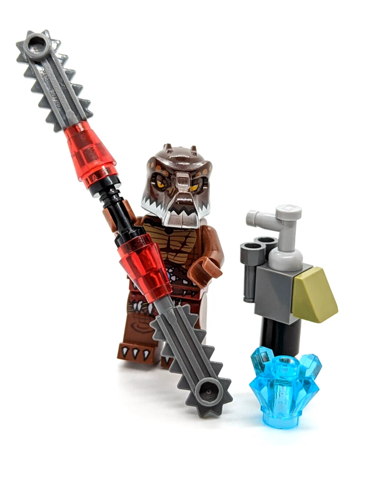 LEGO Chima минифигурка ковер (loc004) крокодила болото с 2 оружия и кристалл - Изображение 2 из 4