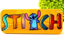 Disney Stitch Storage Tin Metal Pencil Box School Supplies New Lilo and Stitch