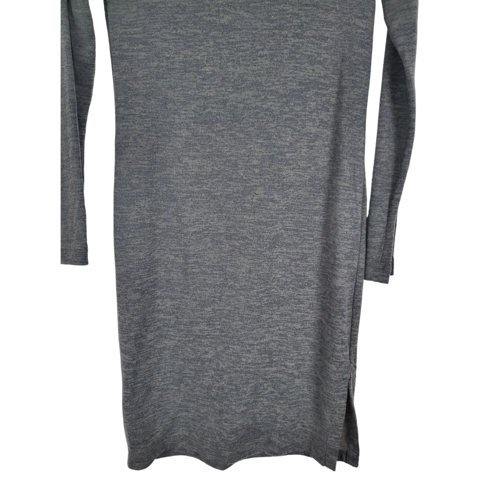 lole long sleeve midi crew neck classic back zipper 