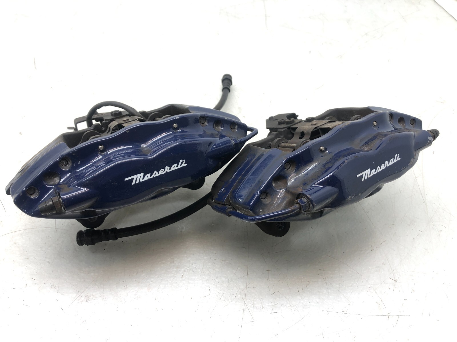 2014-2019 MASERATI GHIBLI S Q4 AWD REAR BRAKE CALIPERS BREMBO SET X2 OEM.