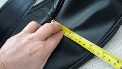 Markenlose Handtasche Vintage Schwarz Leder? Handtasche Schulranzen Taschen Doppelgriff - Bild 11 von 11