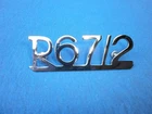 BMW ID plate rear fender  R67/2 chromed