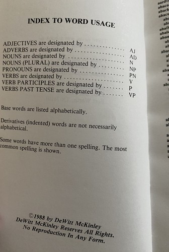 McKinley Spelling Dictionary: If you recognize It, You Can Spell It 1st edition - Picture 7 of 8