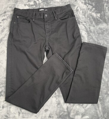 OLD NAVY Men’s 32x34 Black Jeans Never Fade Slim Cut