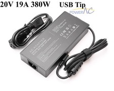 20V 19A 380W AC Adapter Charger for ASUS ROG Strix G16 G615 ADP-380AB B USB Tip