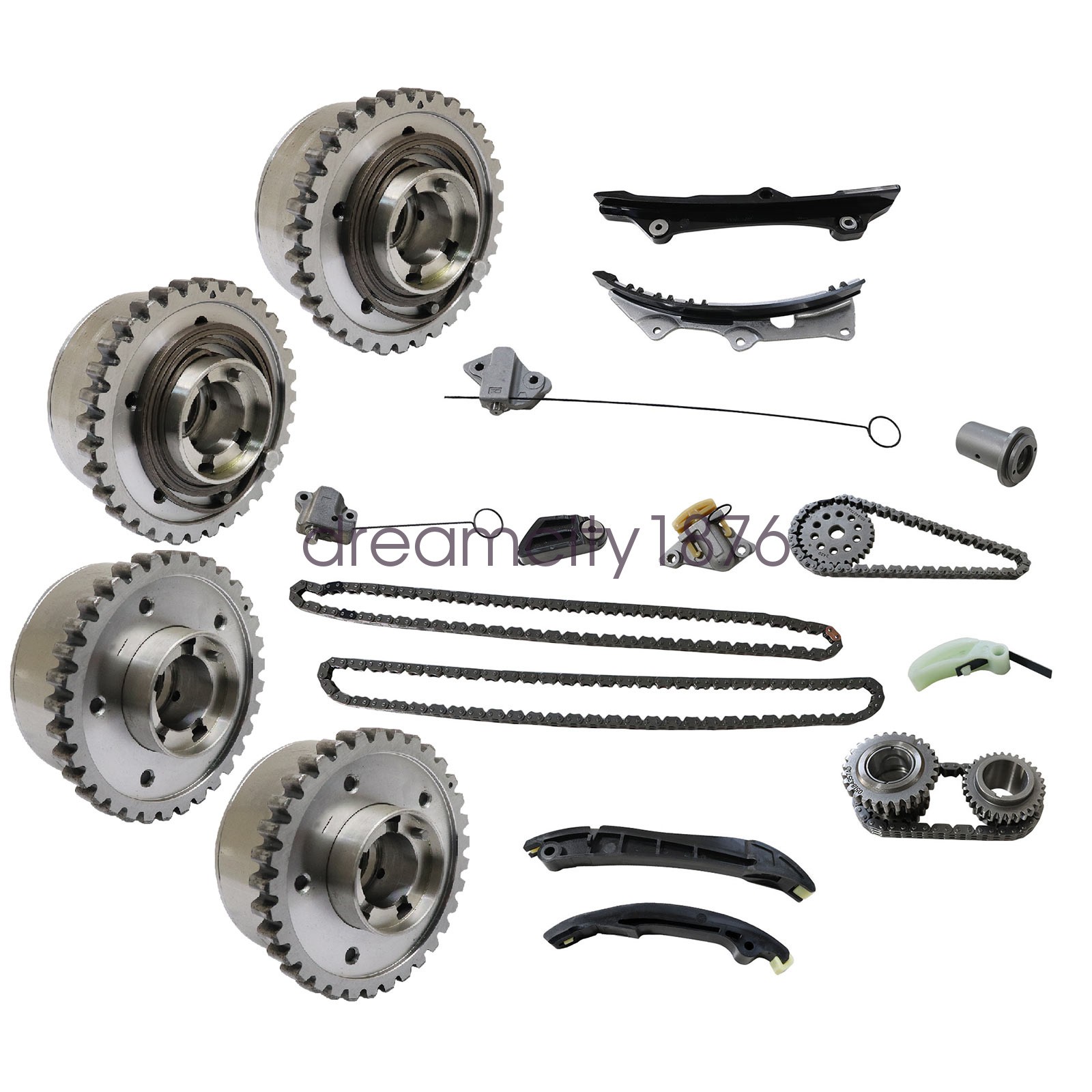 Timing Chain Kit Camshaft Phaser Fit Maserati Quattroporte S Ghibli S Q4 Levante