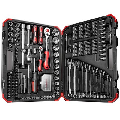 Gedore red R46003232 Steckschlüssel-Satz 1/4''+1/2'', 232-teilig