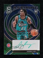 2022-23 Panini Spectra Aspiring Green Prizm 50/50 Jaden Ivey #AA-JIV Auto pm5