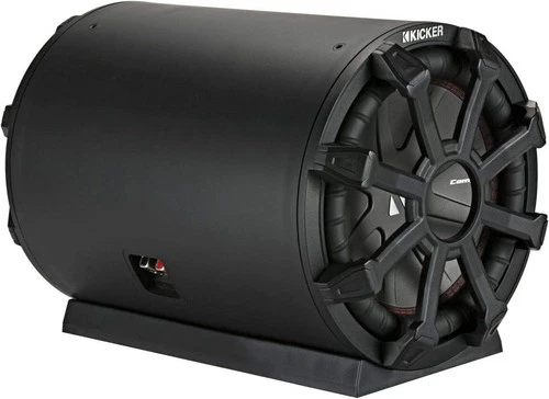 KICKER 46CWTB84 TB8 8-inch Loaded Weather-Proof Subwoofer Enclosure 4-Ohm, 300 W