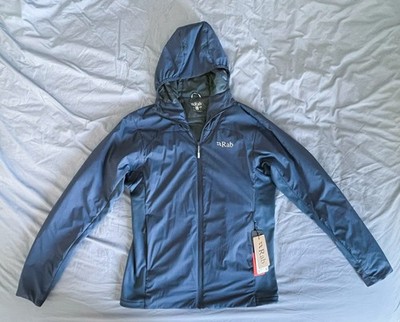 Rab Xenair Alpine Flex Jacket Tempest Blue Size Medium Slim Fit Excellent
