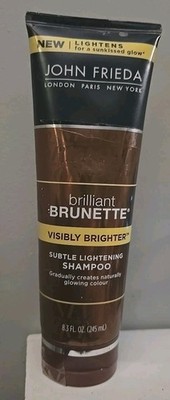 John Frieda Brilliant Brunette Visibly Brighter Subtle Lightening Shampoo 8.3 oz