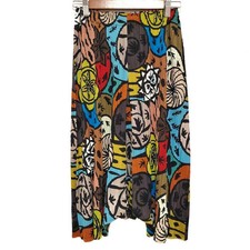 PLEATS PLEASE - Dark Brown Light Blue Multi Women's Pants