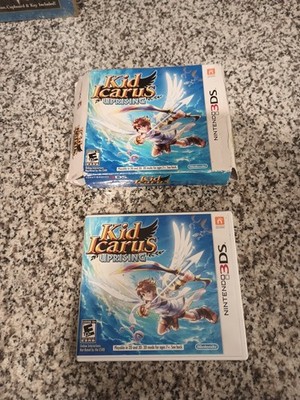 Kid Icarus Uprising nintendo 3DS original case manual Cards