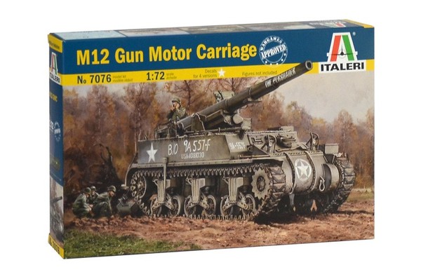 1:72 Italeri M12 Gun Motor Carriage M-12 Gmc Kit IT7076 Modellbau-image