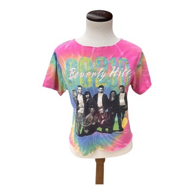 Vintage 90s Beverly Hills 90210 Shirt rare Tie Dye fits women s size s-m cotton 