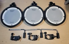 3 Pack - Roland PDX-6a Mesh Pads w/ rack clamps & L rods - No cables - Pdx #3G3