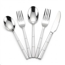 60-Piece Flatware/Cutlery, Stainless Steel Silverware, Service for 12