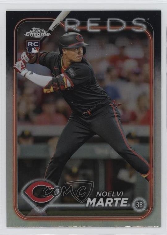 2024 Topps Chrome Refractor Noelvi Marte #177 19lw