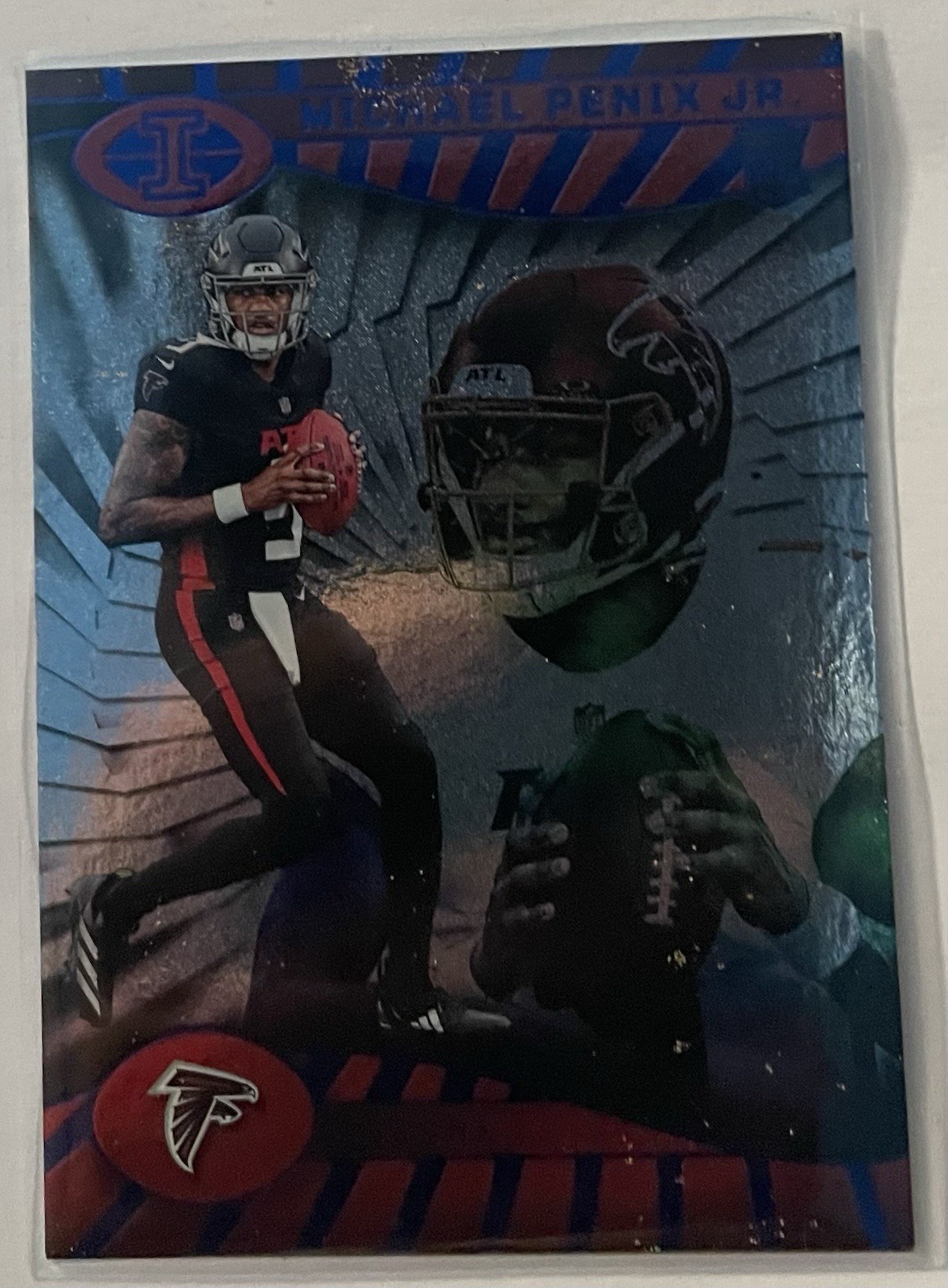 2024 Panini Illusions - Michael Penix Jr. #4 Trophy Collection Dots (RC)