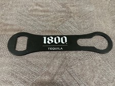Barra de cerveza de tequila 1800 negro llave de velocidad abridor de botellas mango acero inoxidable