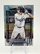 2025 Bowman Draft Chrome Taitn Gray 1st Mojo Refractor BDC-7