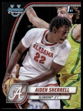 2024-25 Bowman University Chrome #3 Aiden Sherrell