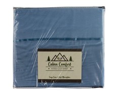 Cot Sheet For Camping RV Cots Fits All Beds Soft 72 x 28 Inch Dusty Blue