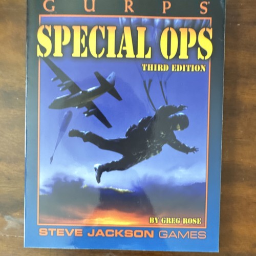 Steve Jackson Games GURPS Special Ops Third Edition 2002 SJG02695
