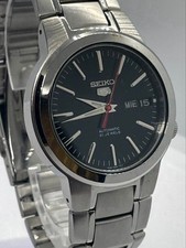 Orologio uomo automatico SEIKO 5 quadrante nero