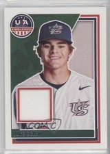 2022 Panini USA Baseball Stars & Stripes Materials Luke Oblen #USAM-LO 0m72