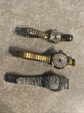 3 x Vintage Seconda Ladies Watches spares or repairs untested 