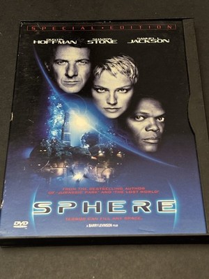 Sphere DVD Special Edition Dustin Hoffman Sharon Stone Samuel L Jackson Sci-Fi
