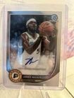 2025-26 Bowman Chrome Jarace Walker Base Auto #BCA-JK Indiana Pacers