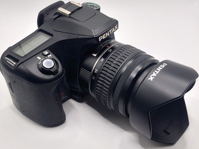 Pentax K100D Digital SLR Camera with 18-55mm F3.5-5.6 Lens, listed