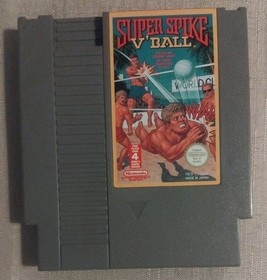 Super Spike V Ball NES Nintendo Entertainment System PAL Cartridge w/ Slip Case