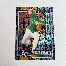 2026 Topps Series 1 Mason Barnett Rabbits Easter Holiday Foil SP #273 Athletics