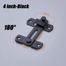 1pc Stainless Steel Sliding Barn Door Latch Right Angle Bolt Lock - NEW