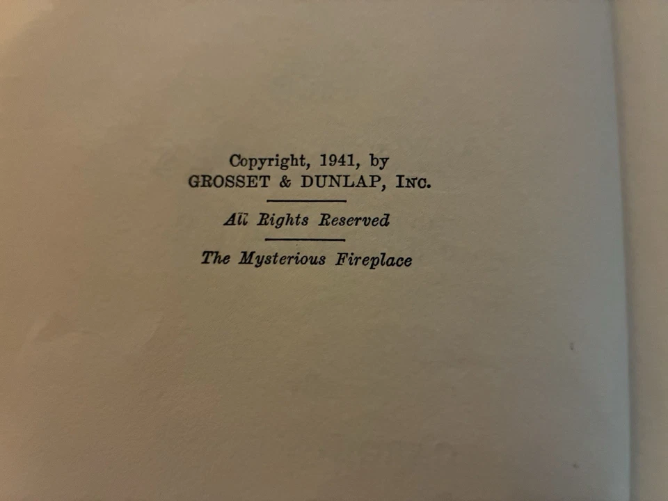 The Mysterious Fireplace by Carolyn Keene 1941 - Image 4 of 4