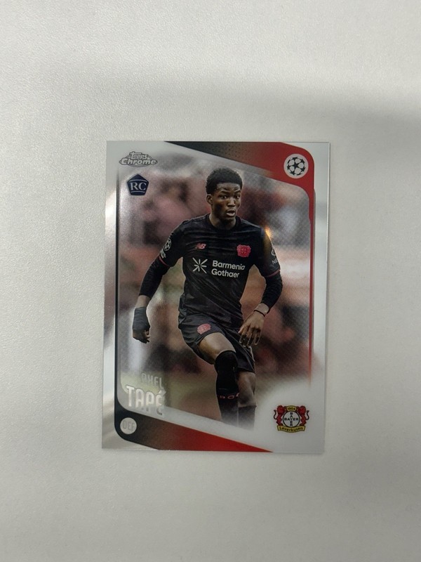 2025-26 Topps Chrome UEFA Club Competitions Axel Tape Rookie RC #9