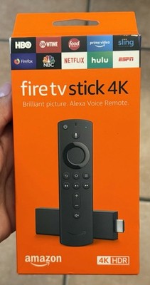 Amazon Fire TV Stick 4K HDR Streaming Device w/Alexa Voice Remote, Sealed Box 