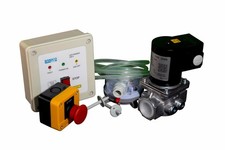 Gas Interlock Minder System with Gas Solenoid Valve ½” 15mm with Copper Pipe