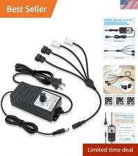 36W 12V PWM PC Fan Speed Controller 100-240VAC to 5-12V 3A