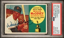 1960 Topps Willie McCovey #316 PSA DNA AUTO 10 HOF Rookie (RC) - Centered - READ
