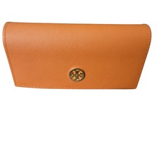 TORY BURCH AUTHENTIC ORANGE EYEWEAR EYEGLASSES GLASSES CASE ONLY